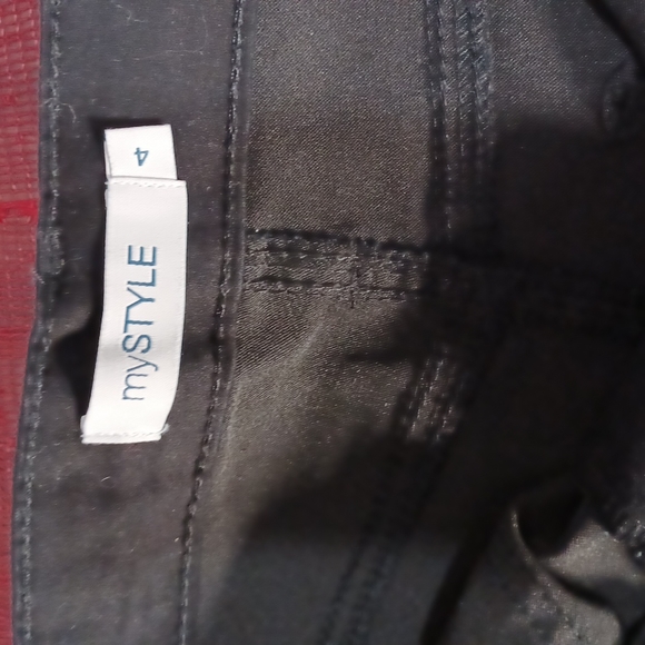 Bnwt dark navy Blue cargo skinny pants size 4 - Picture 12 of 17